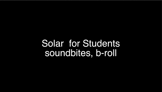 Soundbites from Mark Webb, Senior VP of Corporate Affairs, and Dr. Dietra Trent, Virginia Secretary of Education, during Solar