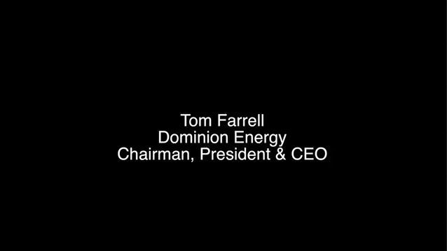 Dominion Energy Chairman Thomas F. Farrell II Soundbites from Coastal Virginia Offshore Wind Announcement 