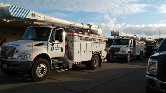Dominion crews depart for Florida to provide mutual aid restoration in the aftermath of Hurricane Irma