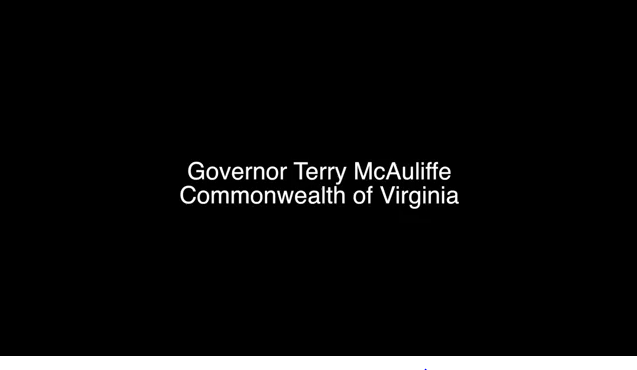 Gov. Terry McAuliffe B-Roll footage from Coastal Virginia Offshore Wind Announcement 